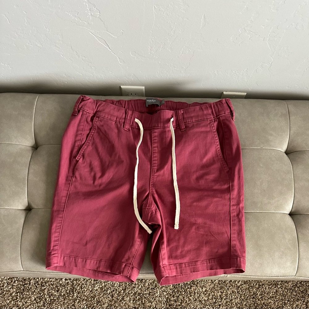 Women’s Burgundy Casual Shorts